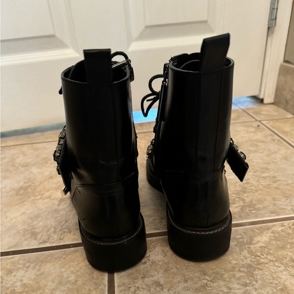 Rhinestone Combat Boots - Picture 6 of 8